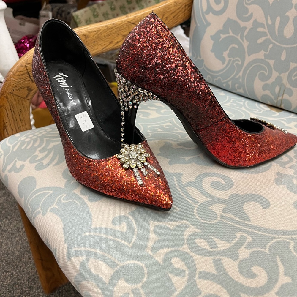 Ombre Size 9 high heels custom designed
